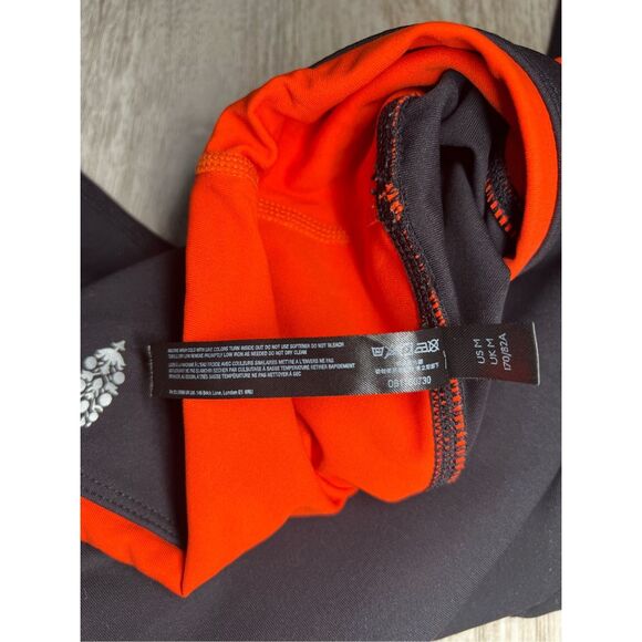 Free People Leggings Black and Orange Size Medium - Picture 7 of 9